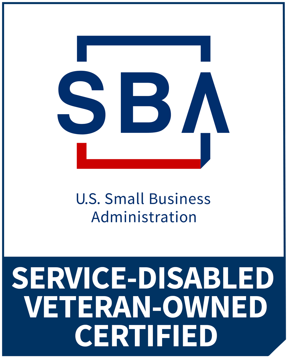 Service disabled veteran-owned certified